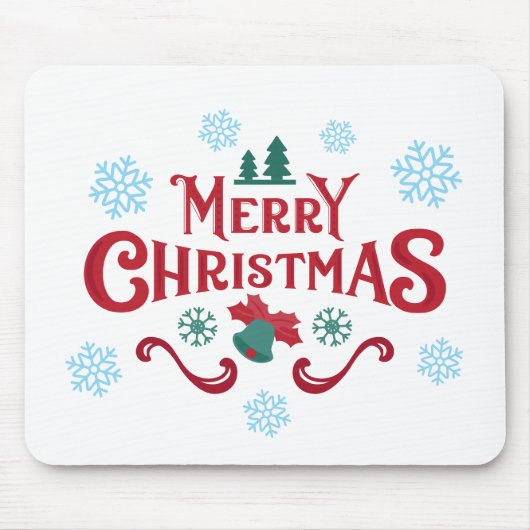 Klassische Weihnachtsmauspad Mousepad (Vorne)