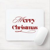 Klassische Weihnachtsmauspad Mousepad (Mit Mouse)