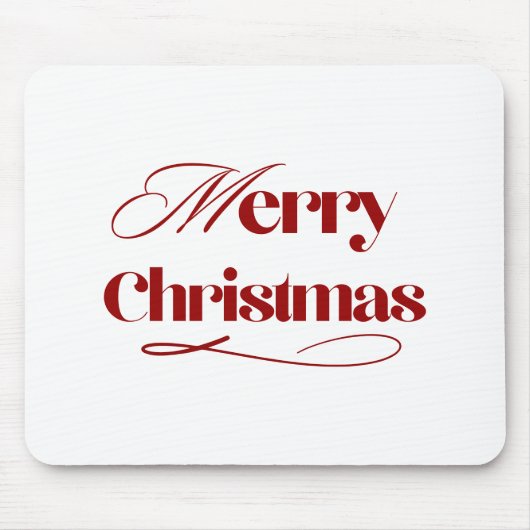Klassische Weihnachtsmauspad Mousepad (Vorne)