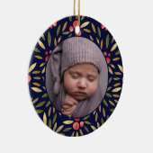 Klassische Weihnachtsrahmen Babys 1. Weihnachten Keramik Ornament (Rechts)