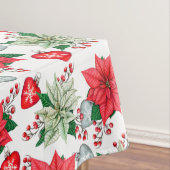 Klassische Weihnachtssterne Blume Rot und Weiß Tischdecke (Beispiel)