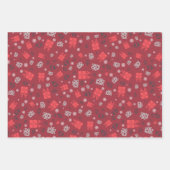 Klassische Weihnachtssymbole Geschenkpapier Set (Vorderseite 3)