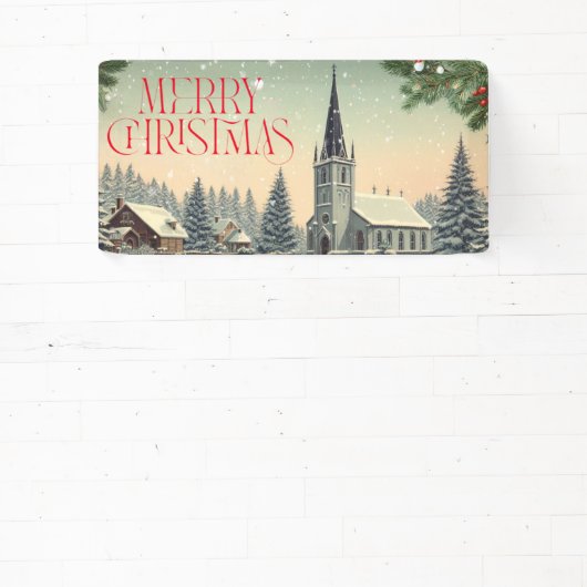 Klassische Weihnachtsszene Banner (InSitu)