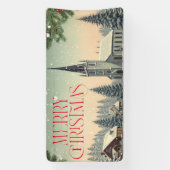 Klassische Weihnachtsszene Banner (Vertikal)