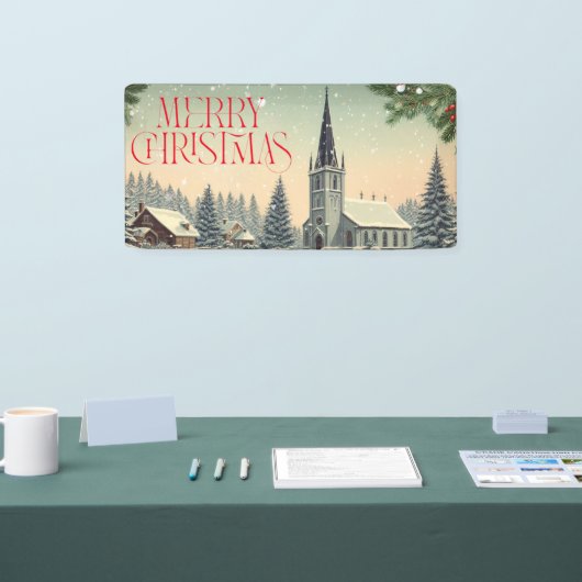 Klassische Weihnachtsszene Banner (Messe)