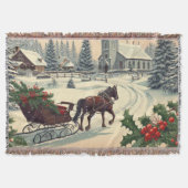 Klassische Weihnachtsszene Decke (Vorderseite)