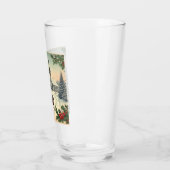 Klassische Weihnachtsszene Glas (Links)