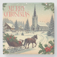 Klassische Weihnachtsszene