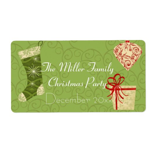 Klassische Weihnachtswasserflaschen (Vorne)