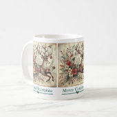 Klassische WeihnachtswildTasse Kaffeetasse (Vorderseite Links)