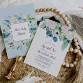 Klassische weiße Blume Sip and See Einladung