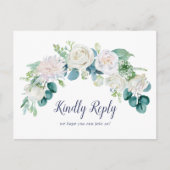 Klassische weiße Blume Song Request UAWG Postkarte (Vorderseite)