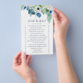 Klassische weiße Blume würden eher spielen Flyer (Handgriff)