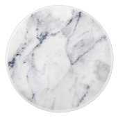 Klassische, weiße Marmorstruktur Keramikknauf (Vorderseite)