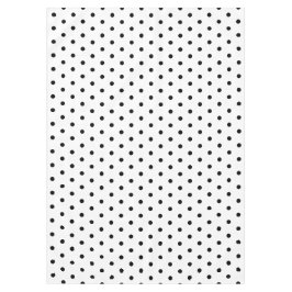 Klassische weiße Polka-Punkte Tischdecke