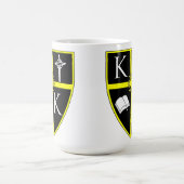 Klassische weiße Schild-Tasse Kaffeetasse (Mittel)