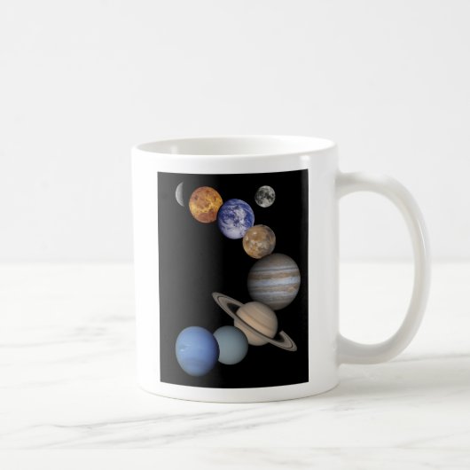 Klassische weiße Tasse (Rechts)