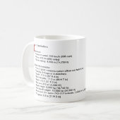 Klassische weiße Tasse (Vorderseite Links)