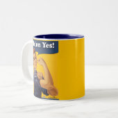 Klassische weiße Tasse (Vorderseite Links)