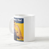 Klassische weiße Tasse (Vorderseite Links)