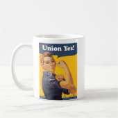 Klassische weiße Tasse (Links)