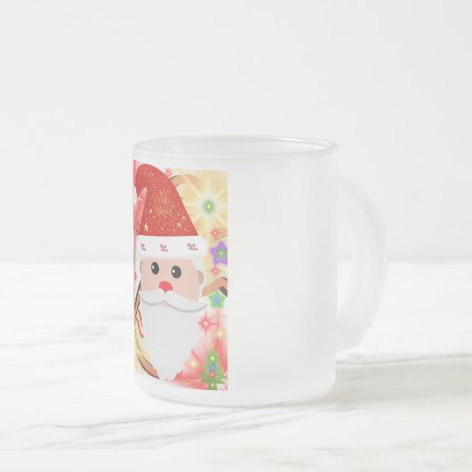 Klassische, weiße Tasse, 325 ml Mattglastasse (VorderseiteRechts)