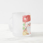 Klassische, weiße Tasse, 325 ml Mattglastasse (Vorderseite Links)