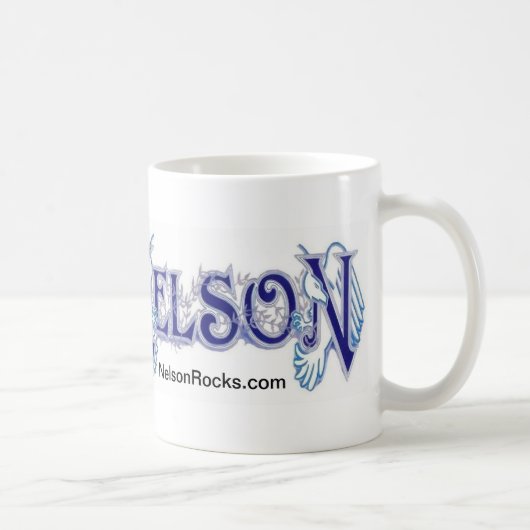 Klassische weiße Tasse NELSONS (Rechts)