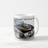 Klassische weiße Tasse Transportes morgens (VorderseiteRechts)