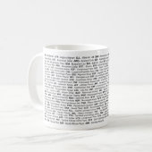 Klassische weiße Tasse: Währungen der Welt-DEVISEN Kaffeetasse (Vorderseite Links)