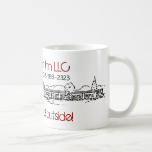 Klassische weiße Tasse - Winter