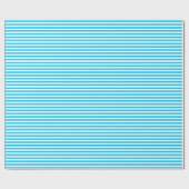 Klassische, weiße und blaue, romantische Streifen Geschenkpapier (Flach)