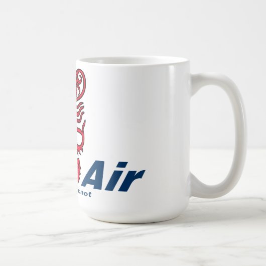 Klassische weißer Kaffee-Tasse Kaffeetasse (Rechts)