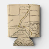 Klassische Weltkarte Dosenkühler (Rückseite)