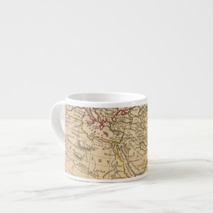 Klassische Weltkarte Espressotasse