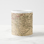 Klassische Weltkarte Jumbo-Tasse (Vorderseite)