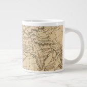 Klassische Weltkarte Jumbo-Tasse (Rechts)