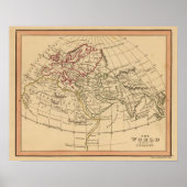Klassische Weltkarte Poster (Vorne)