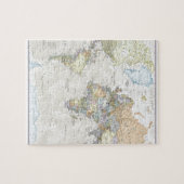 Klassische Weltkarte Puzzle (Horizontal)
