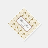 Klassische Western-Wüste-Braun-Hochzeit Serviette (Ecke)