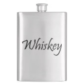 Klassische Whisky-Flasche Flachmann (Vorderseite)