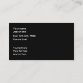 Klassische Wiederherstellung klassischer Auto Visitenkarte (Rückseite)