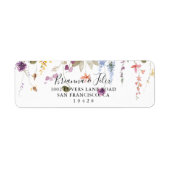 Klassische Wild-farbige Rücksendeadresse (Vorne)