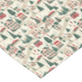 Klassische Winterferien Tischdecke (Schrägansicht)