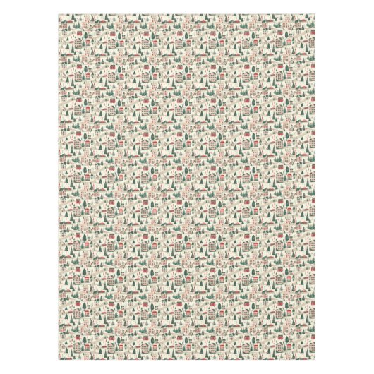 Klassische Winterferien Tischdecke (Vorderseite)