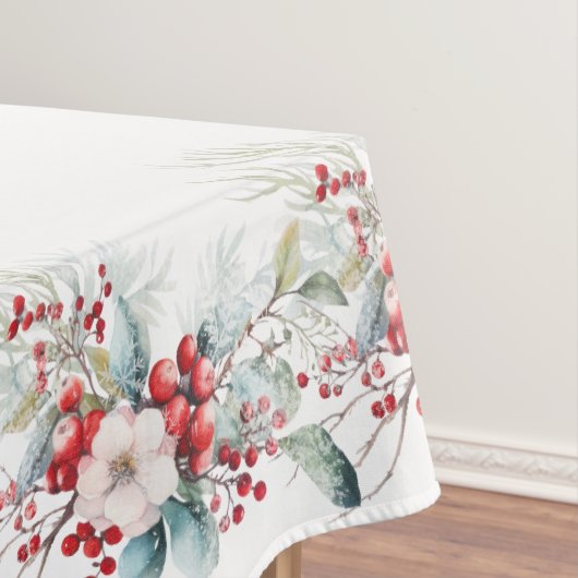 Klassische Winterferienberries Tischdecke (Beispiel)