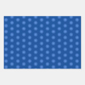 Klassische Winterschneeflocken Weihnachten Geschenkpapier Set (Vorderseite 3)