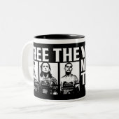 KLASSISCHE WM3 ZWEIFARBIGE TASSE (Vorderseite Links)