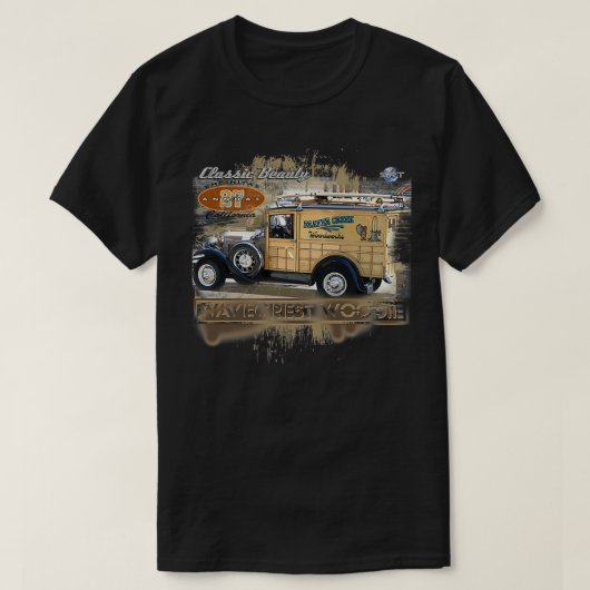 klassische Woodie T-Shirt (Design vorne)