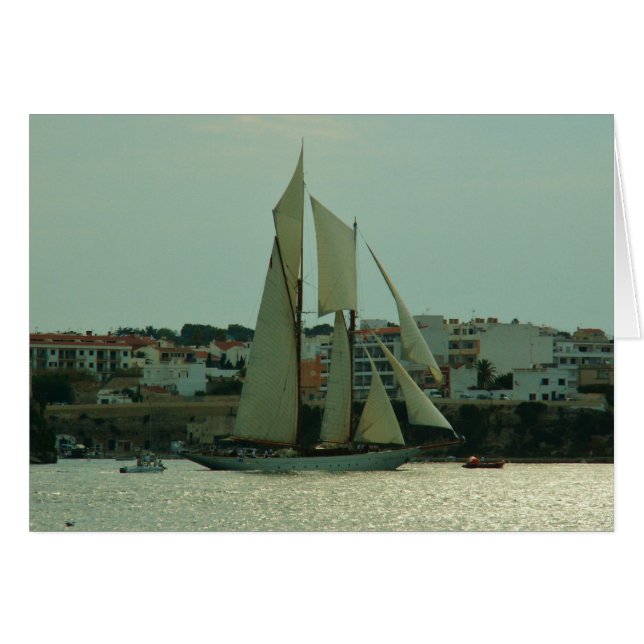 Klassische Yacht (Vorderseite (Horizontal))